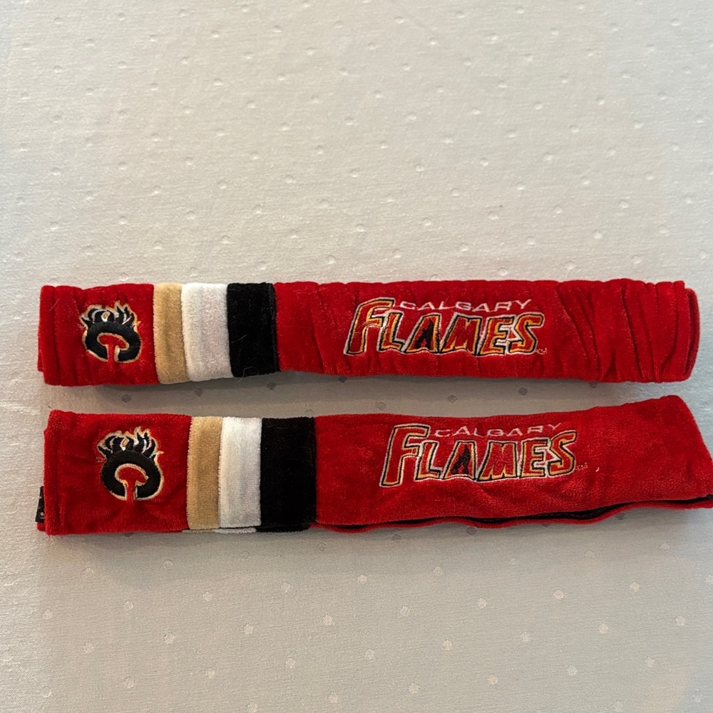 Calgary Flames Seatbelt Covers
